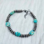 Mohave Turquoise 925 Sterling Silver Bracelets (RS20-349)