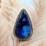 Afghanite Size US 7 925 Sterling Silver Ring (REXT39-278)