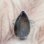 Leaf Size US 7 925 Sterling Silver Ring (REXT39-264)