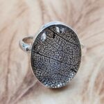 Leaf Size US 9 925 Sterling Silver Ring (REXT39-269)