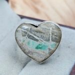Variscite Size US 9 925 Sterling Silver Ring (REXT39-281)