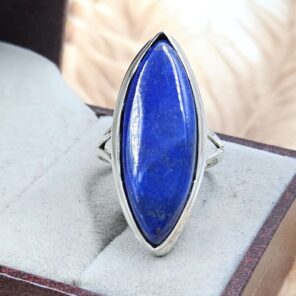 Lapis Lazuli US 8 925 Sterling Silver Rings (RS103-225)