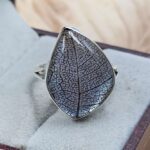 Leaf US 8 925 Sterling Silver Rings (RS103-220)