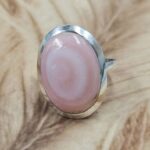 Pink Queen Conch US 8 925 Sterling Silver Rings (RS103-230)