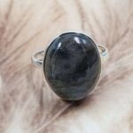 Labradorite US 8 925 Sterling Silver Rings (RS103-277)