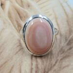 Pink Queen Conch US 10 925 Sterling Silver Rings (RS103-233)