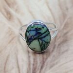 Sterling Opal US 8 925 Sterling Silver Rings (RS103-273)
