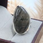 Labradorite US 8 925 Sterling Silver Rings (RS103-276)