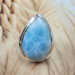 Larimar US 8 925 Sterling Silver Rings (RS103-197)