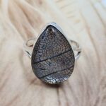 Leaf US 8 925 Sterling Silver Rings (RS103-214)