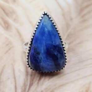 Afghanite US 8 925 Sterling Silver Rings (RS103-253)