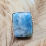 Larimar US 10 925 Sterling Silver Rings (RS103-205)