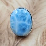 Larimar US 10 925 Sterling Silver Rings (RS103-203)