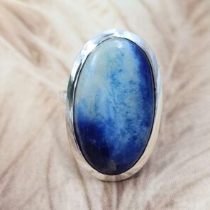 Afghanite US 8 925 Sterling Silver Rings (RS103-256)