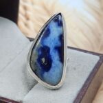 Afghanite US 8 925 Sterling Silver Rings (RS103-252)