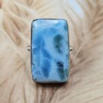 Larimar US 10 925 Sterling Silver Rings (RS103-208)