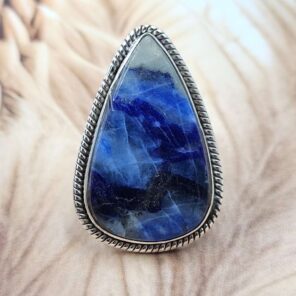 Afghanite US 10 925 Sterling Silver Rings (RS103-260)