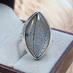 Leaf US 7 925 Sterling Silver Rings (RS103-211)