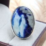 Afghanite US 10 925 Sterling Silver Rings (RS103-259)