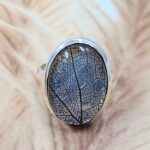 Leaf Size US 10 925 Sterling Silver Ring (REXT39-274)