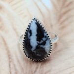 Zebra Jasper Size US 7 925 Sterling Silver Ring (REXT39-227)