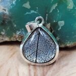 Leaf 1" 925 Sterling Silver Pendant (REXT51-293)