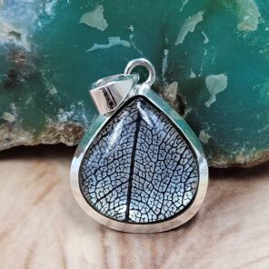 Leaf 1" 925 Sterling Silver Pendant (REXT51-293)