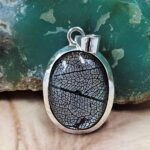 Leaf 1.25" 925 Sterling Silver Pendant (REXT51-290)
