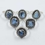 Kyanite 6 Pcs Wholesale Lot 925 Sterling Silver  Ring (REXT45-326)