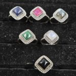 6 Pcs Wholesale Lot 925 Sterling Silver Ring (REXT70-19)