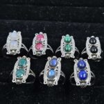 7 Pcs Wholesale Lot 925 Sterling Silver Ring (REXT70-26)