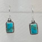 Mohave Turquoise 925 Sterling Silver Earrings (REXT28-272)
