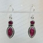 Ruby 925 Sterling Silver Earrings (REXT55-461)