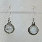 Rainbow Moonstone 925 Sterling Silver Earrings (REXT55-466)