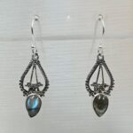 Labradorite 925 Sterling Silver Earrings (REXT55-475)