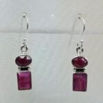 Ruby 925 Sterling Silver Earrings (REXT55-479)