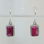 Ruby 925 Sterling Silver Earrings (REXT55-491)