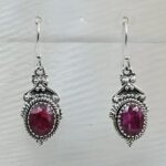 Ruby 925 Sterling Silver Earrings (REXT55-495)