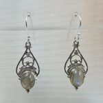 Labradorite 925 Sterling Silver Earrings (REXT55-503)