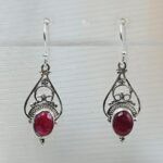 Ruby 925 Sterling Silver Earrings (REXT55-504)