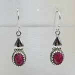 Ruby 925 Sterling Silver Earrings (REXT55-513)
