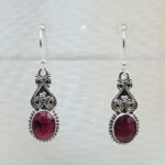 Ruby 925 Sterling Silver Earrings (REXT55-518)