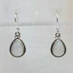 Rainbow Moonstone 925 Sterling Silver Earrings (REXT55-520)