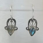 Labradorite 925 Sterling Silver Earrings (REXT55-529)