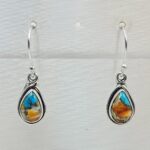 Spiny Oyster Turquoise 925 Sterling Silver Earrings (REXT28-302)