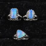 3 PCS Bulk Lot  Ethiopian Opal 925 Sterling Silver Rings (RS44-31)
