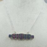 Aurora Opal 925 Silver Necklace (REXT22-132)