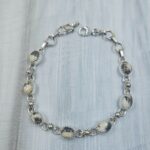 White Buffalo Turquoise 925 Silver Bracelet (REXT61-165)