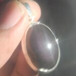 Rainbow Obsidian 1.25" 925  Sterling Silver Pendant (RS18-223)