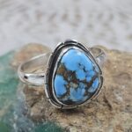 Golden Hills Turquoise Size US 9 925 Sterling Silver Ring(REXT153-68)